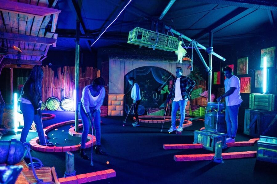 Aloha Amsterdam: 12-Hole Glow-in-the-Dark Mini-Golf - Best for groups, birthdays, and rainy-day plans