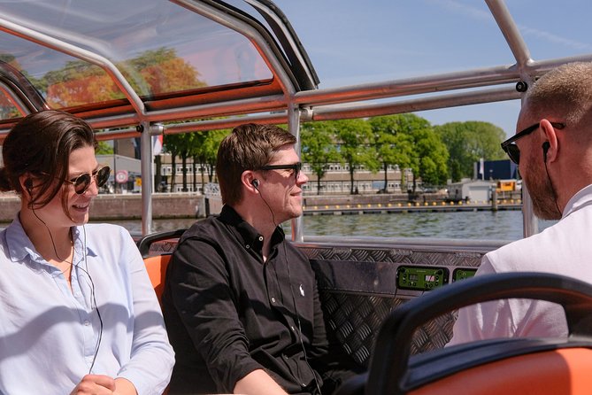 Amsterdam 1h Canal Cruise by Semi-Open Boat with Audio Guide - Merchants’ Houses, Gables, and Narrow Frontages