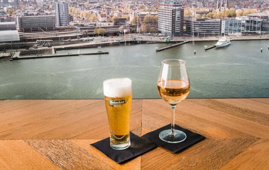 Amsterdam: A'DAM Lookout Entry Ticket with 2 Drinks - Getting there from Amsterdam Central: ferry energy included