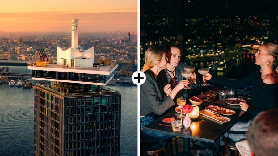 Amsterdam: A'DAM Lookout Ticket and Lunch or Dinner Voucher - A’DAM Lookout from the A’DAM Tower: Worth It for the Views