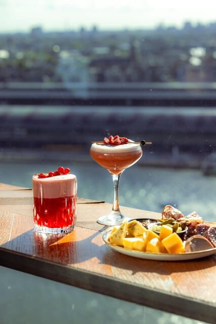 Amsterdam: A'DAM Lookout Ticket and Lunch or Dinner Voucher - Madam Sky Bar & Restaurant: How the €10 Voucher Plays Out