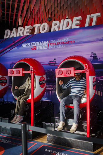 Amsterdam: A'DAM Lookout Ticket and Lunch or Dinner Voucher - The Add-Ons: VR Ride and Over The Edge Swing (Extra Costs)