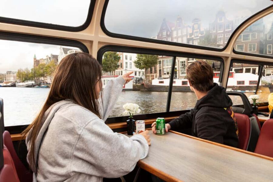Amsterdam: Canal Cruise with Live Commentary & Audio Guide - The 75-minute route: major canals and landmark photo stops