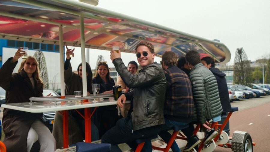 Amsterdam: Dutch Beer Bike Blast Tour with Onboard Bar - Beer Bike Blast 101: the onboard bar is the whole point