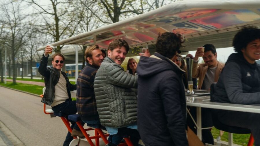 Amsterdam: Dutch Beer Bike Blast Tour with Onboard Bar - Price and value: $37 for 75 minutes with bike, beer, guide, and insurance