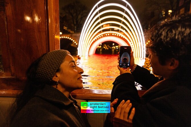Amsterdam Light Festival: Heated Boat Cruise + Hot Drinks & Bite - Price and value: when this feels like a bargain