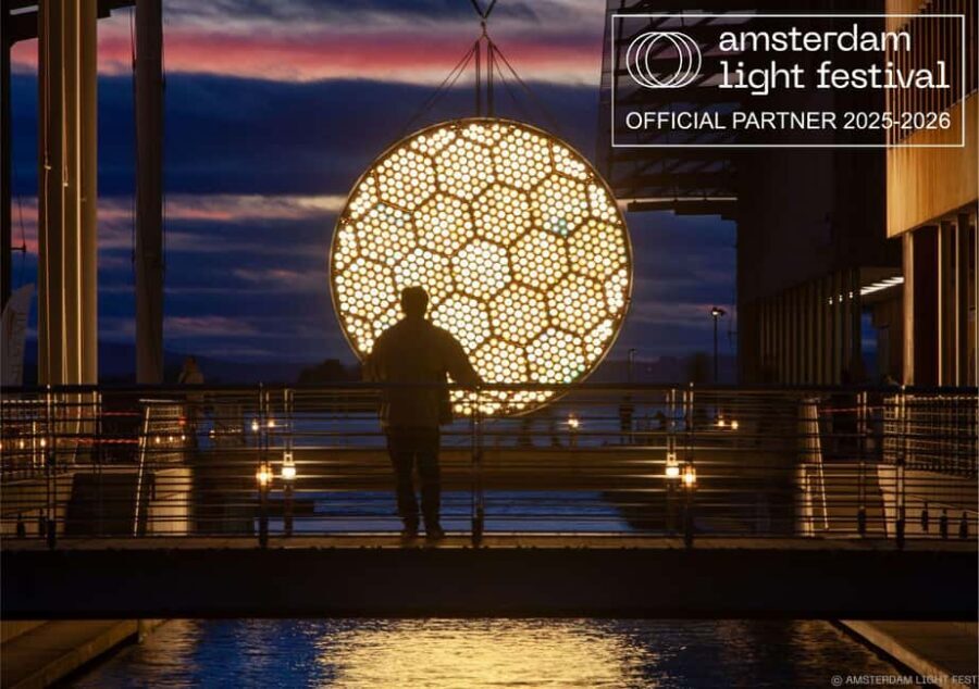 Amsterdam Light Festival Live Commentary & Optional Drinks - The cruise route that tracks the festival artworks