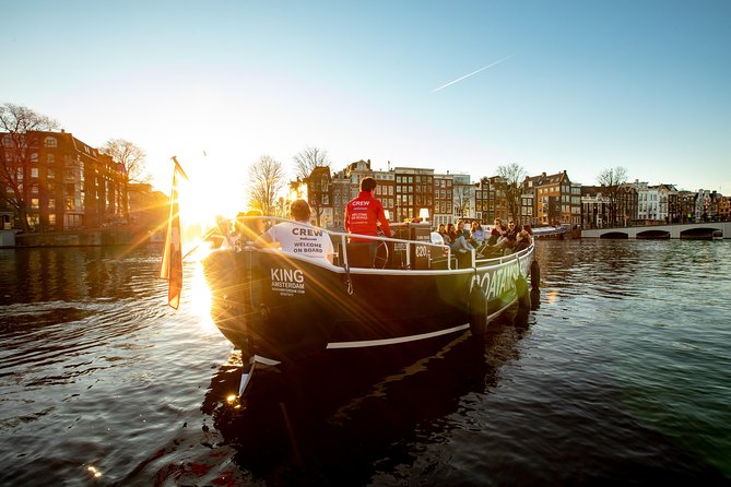 Amsterdam Open Boat Cruise with Live Guide and Two Drinks - Finding Amstel 51F and Boarding Without Stress