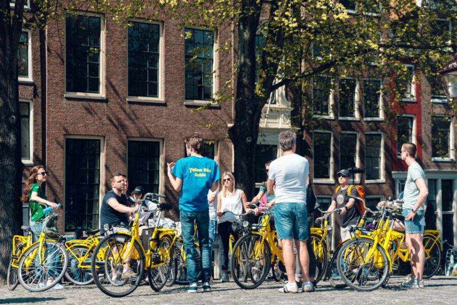 Amsterdam: Relaxed City Highlights Guided Bike Tour - Anne Frank House area: hearing the story through the street views