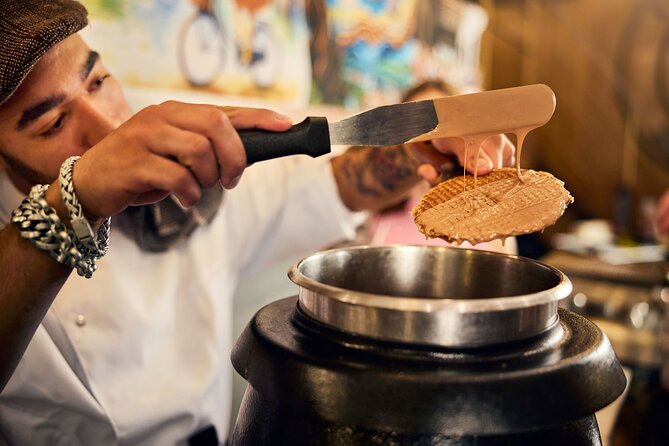 Amsterdam Traditional Dutch Syrup Waffle Making Workshop - Meeting at Albert Cuyp Market: location that makes the day easier
