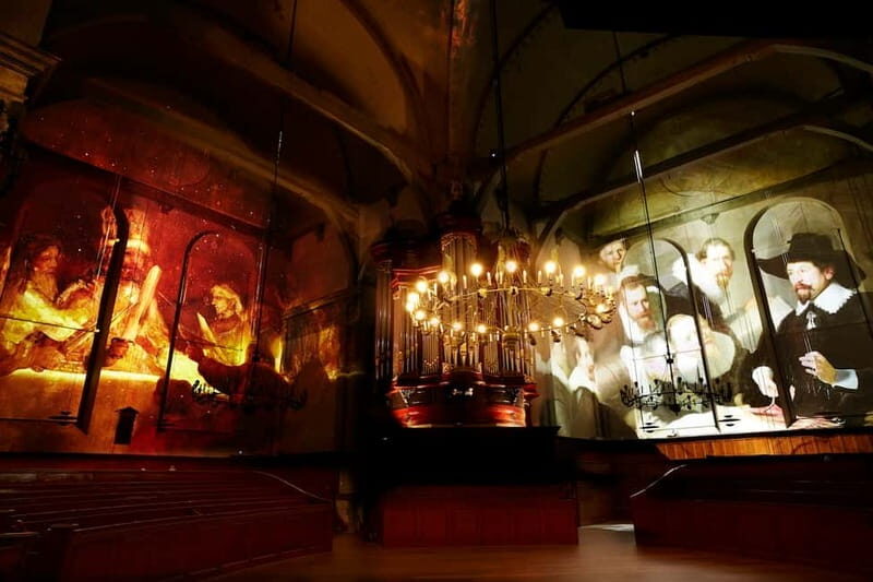 Amsterdam: Van Gogh and Rembrandt Immersive Experience Entry - What happens during the 45 minutes: your “itinerary” inside one church