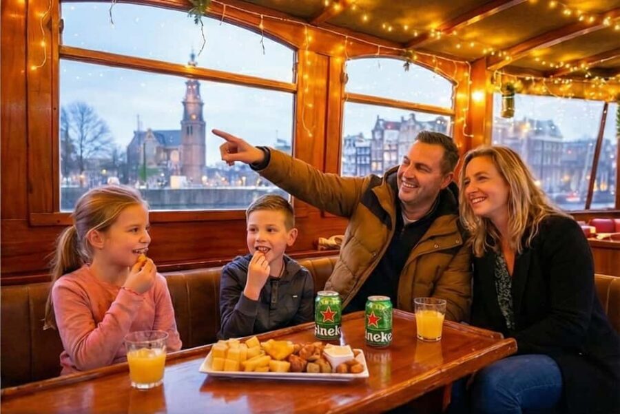 Amsterdam:1.5-Hour Canal Cruise local Guide, Drinks & Snacks - Guide style: humor, pacing, and real Q&A energy