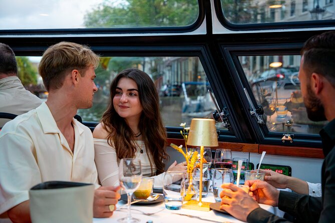 Dinner Canal Cruise Amsterdam: 4-Courses Including Drinks - Anne Frank House area and Westerkerk: history visible from the water