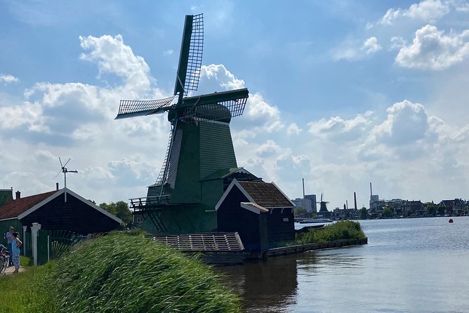 Escape Amsterdam: E-Bike to Zaanse Schans Windmills & Zaandam - NDSM Wharf street art: modern Amsterdam on the way back