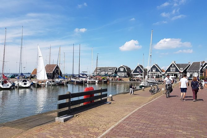 Zaanse Schans and Volendam Private Tour – Clogs, Cheese and More - Stop 1: Zaanse Schans and the working windmills (including the paint mill detail)